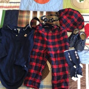 Janie and Jack Winter outfit 12-18M